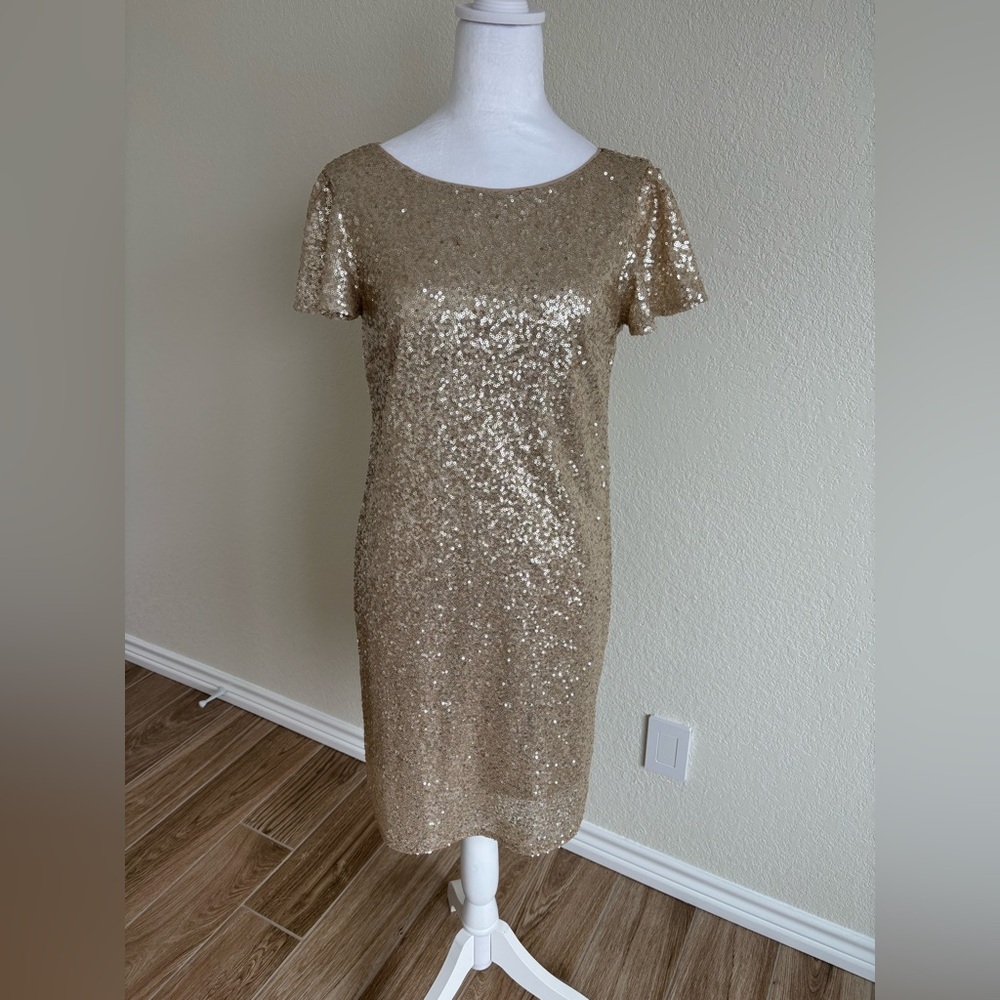 Worthington dress— champagne color size small